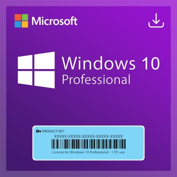 Microsoft Windows 10 Professional for 1 PC Quincode