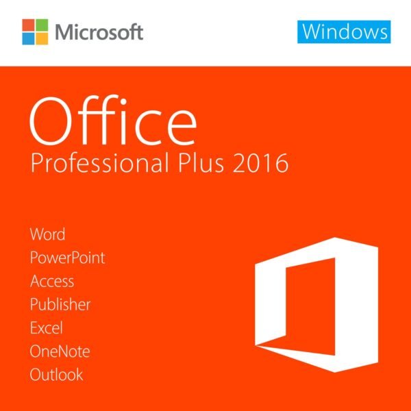 Microsoft Office 2016 Professional Plus for 1 PC Quincode