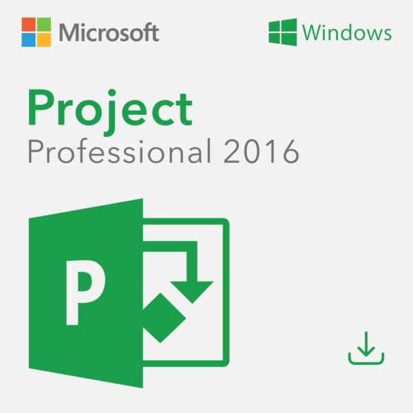 Microsoft Project 2016 Professional for 1 PC Quincode