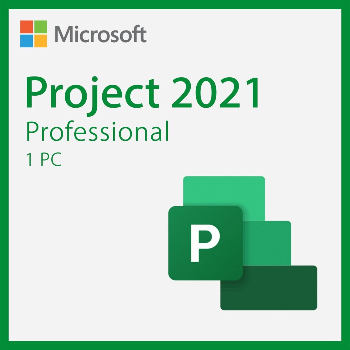 Microsoft Project 2021 Professional for 1 PC Quincode