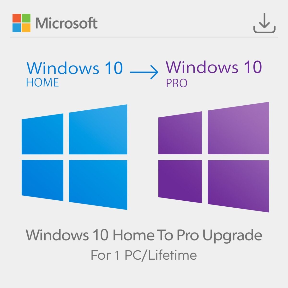 Upgrade Windows 10 Home To Professional License Key for 1 PC Quincode