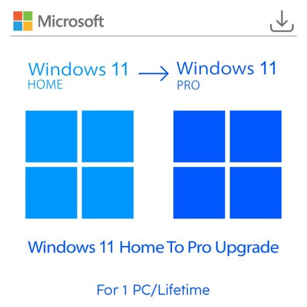 Upgrade Windows 11 Home To Professional License Key for 1 PC Quincode