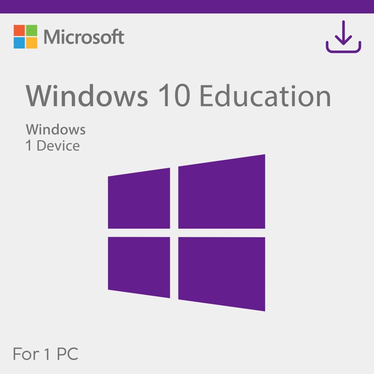 Microsoft Windows 10 Education for 1 PC Quincode