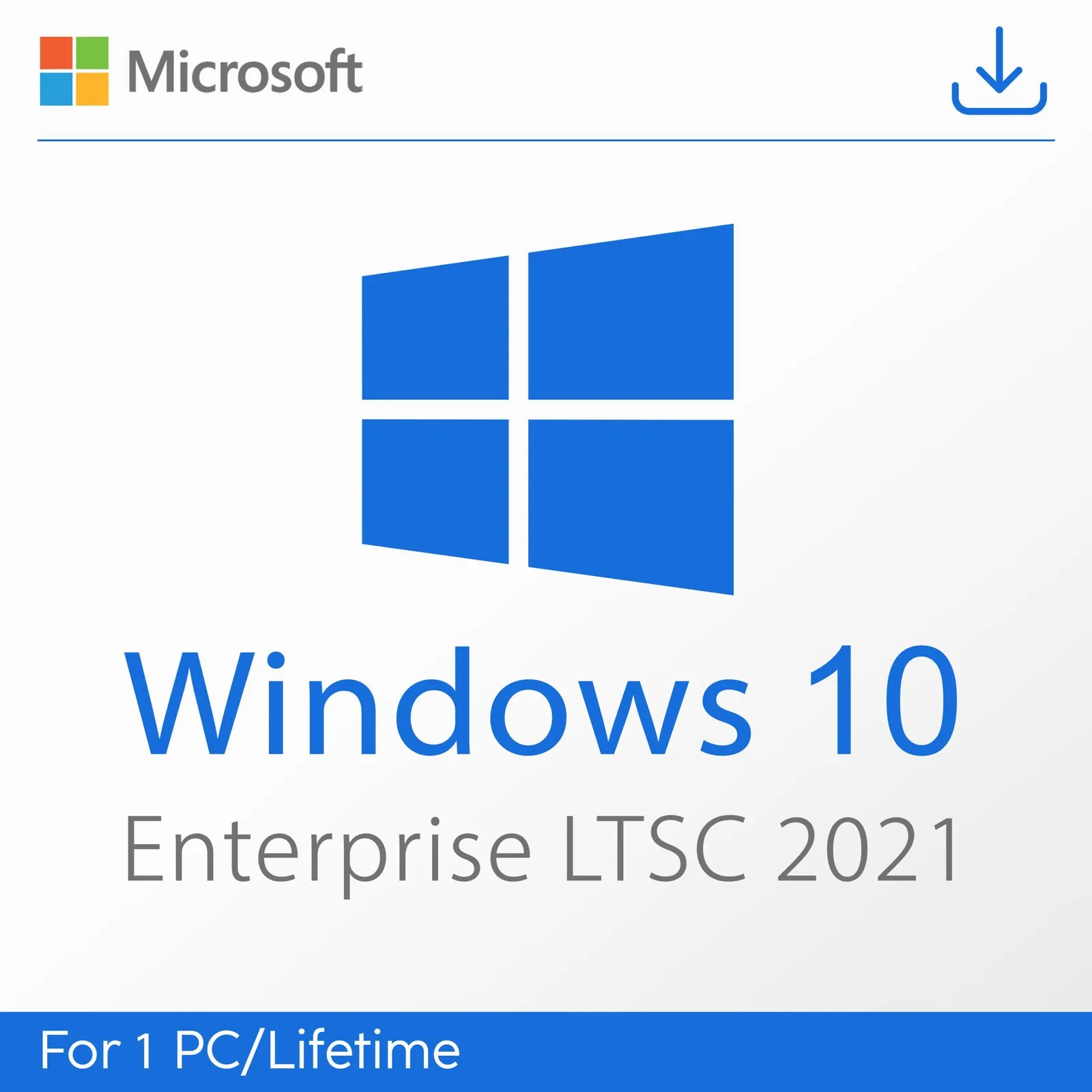 Microsoft Windows 10 Enterprise LTSC 2021 License for 1 PC Quincode