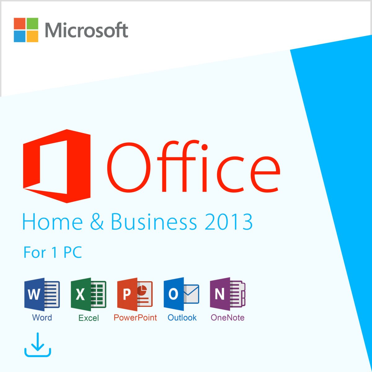 Microsoft Office 2013 Home & Business for 1 PC Quincode