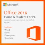 Microsoft Office 2016 Home & Student for 1 PC Quincode