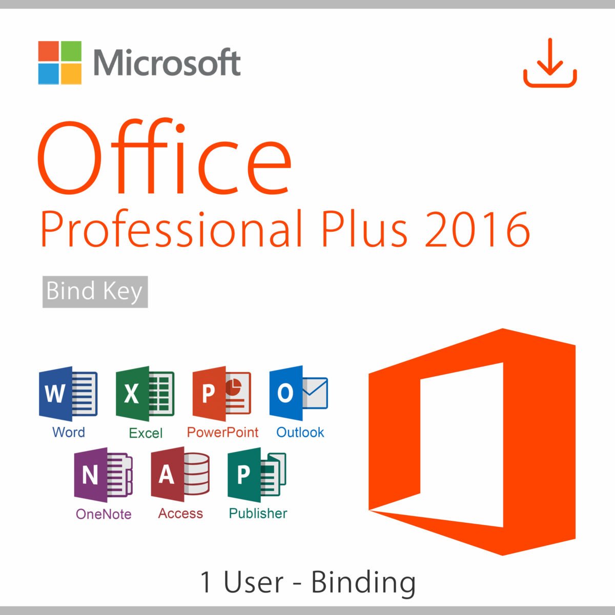 Microsoft Office 2016 Professional Plus Bind Key Quincode