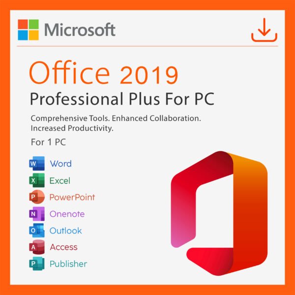 Microsoft Office 2019 Professional Plus for 1 PC Quincode