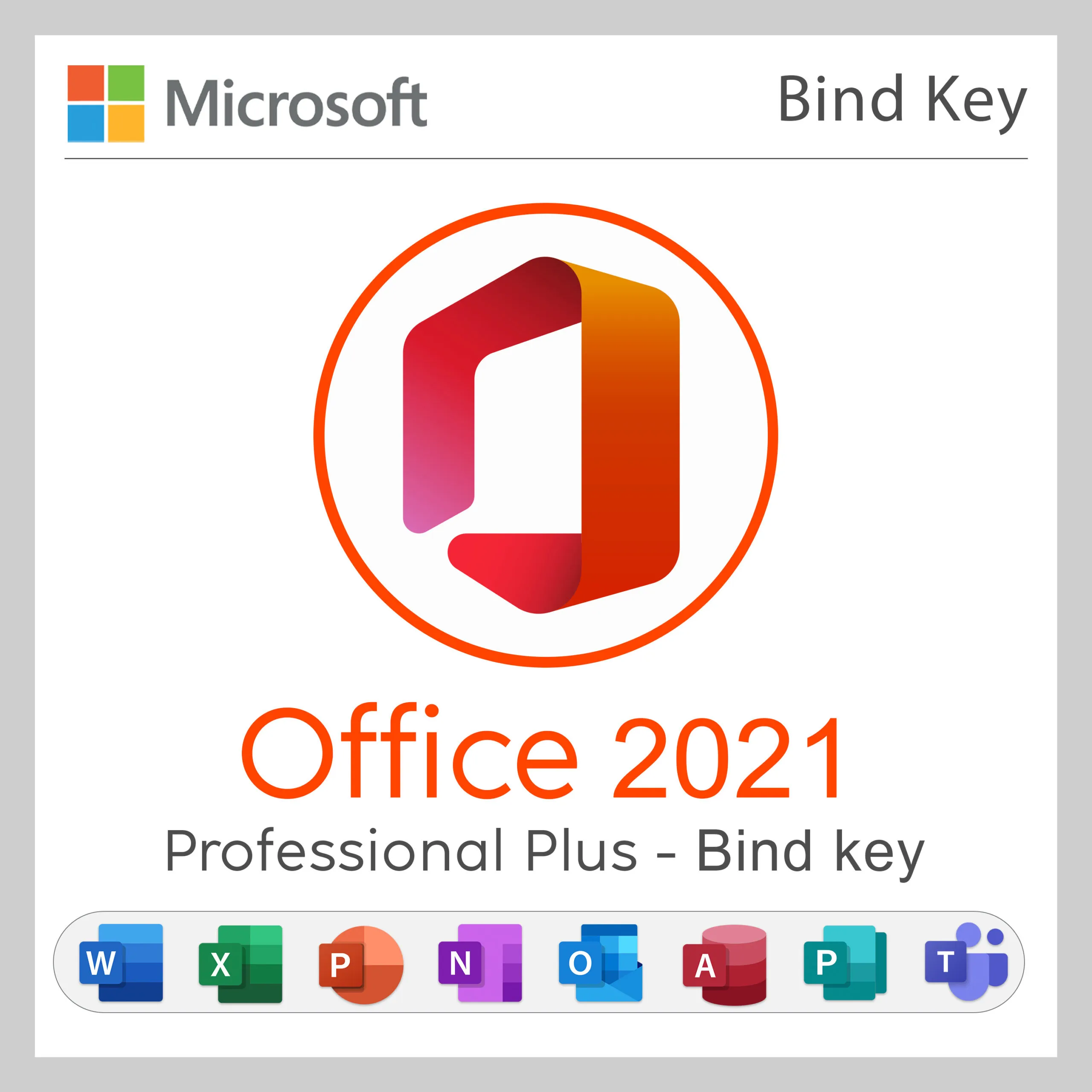 Microsoft Office 2021 Professional Plus Bind Key Quincode