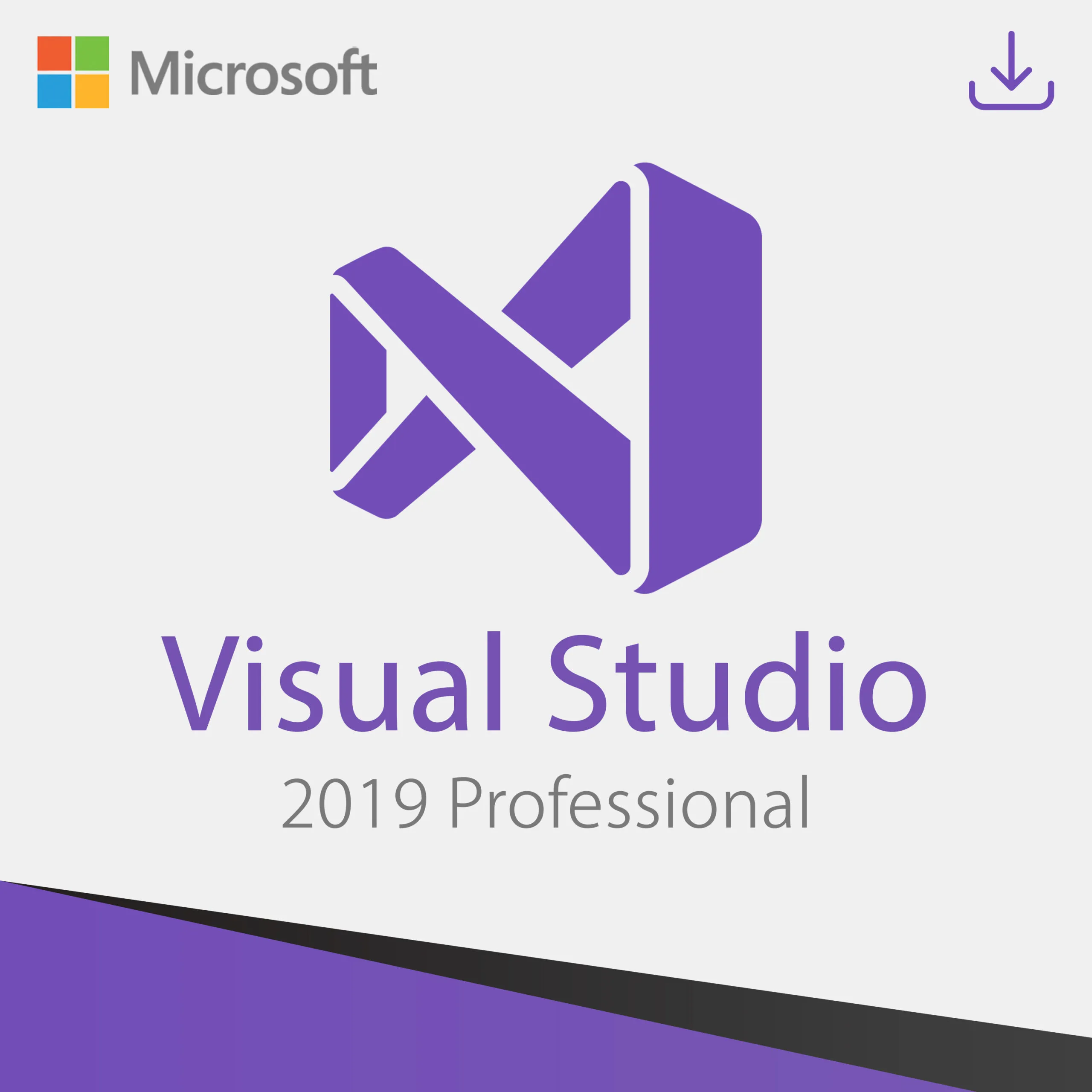 Microsoft Visual Studio 2019 Professional License for 1 PC Quincode