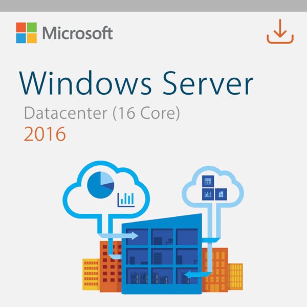 Microsoft Windows Server 2016 Datacenter (16 Core) License Quincode