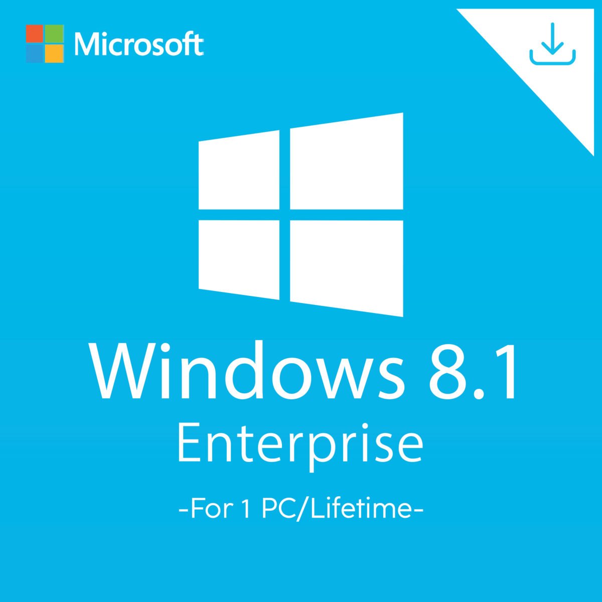 Microsoft Windows 8.1 Enterprise for 1 PC Quincode