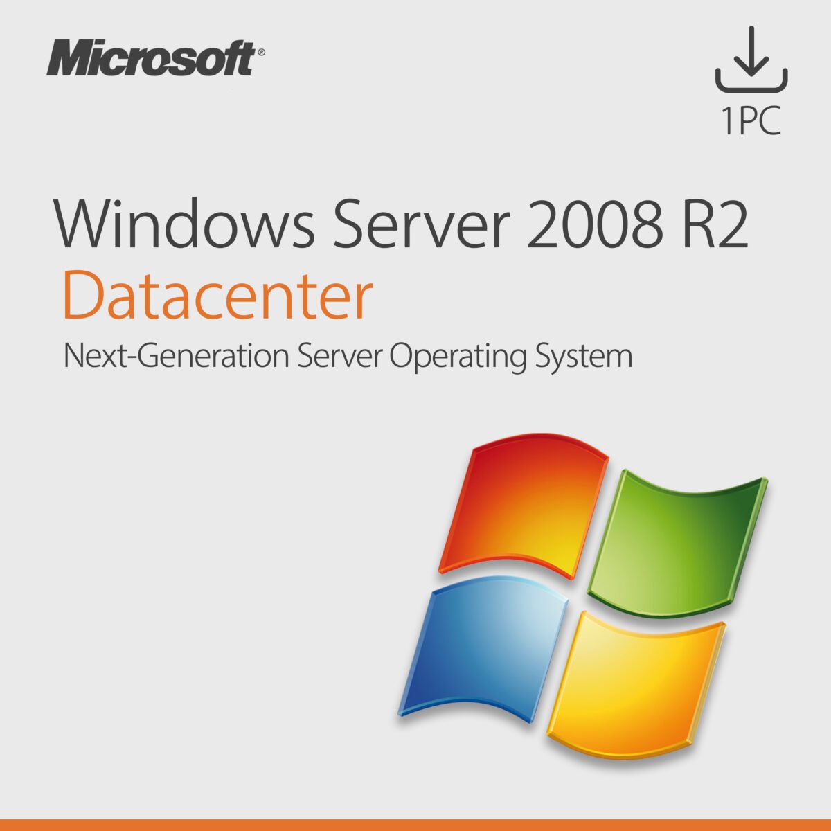 Microsoft Windows Server 2008 R2 Datacenter for 1 PC Quincode