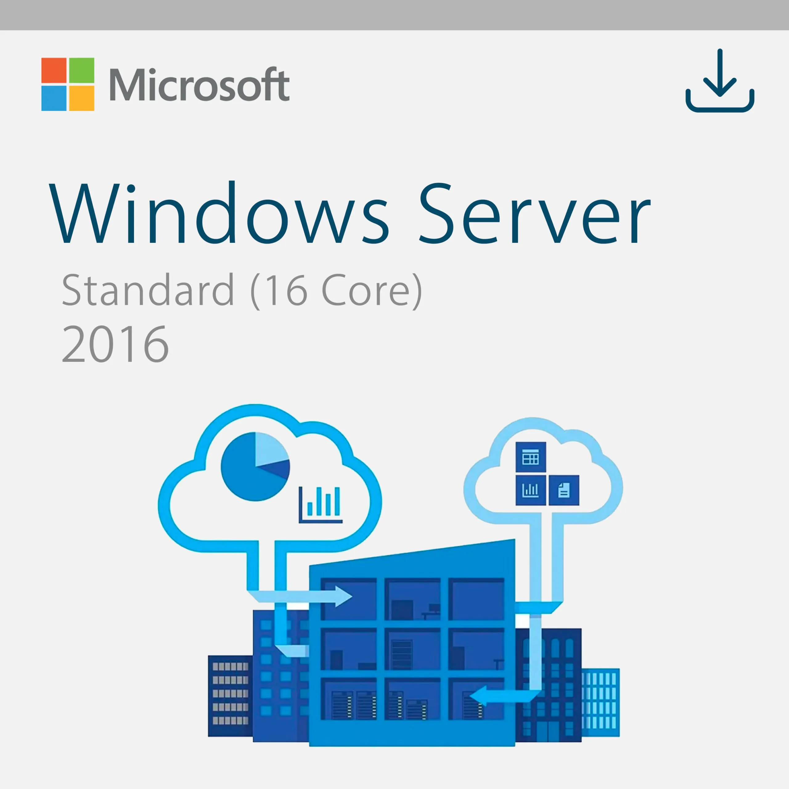 Microsoft Windows Server 2016 Standard (16 Core) License Quincode