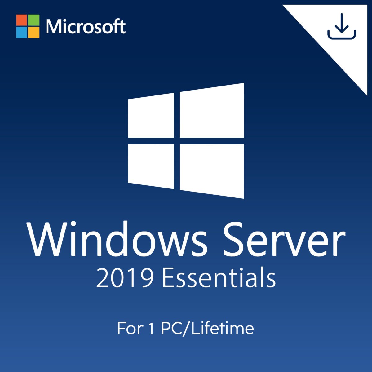 Microsoft Windows Server 2019 Essentials for 1 PC Quincode