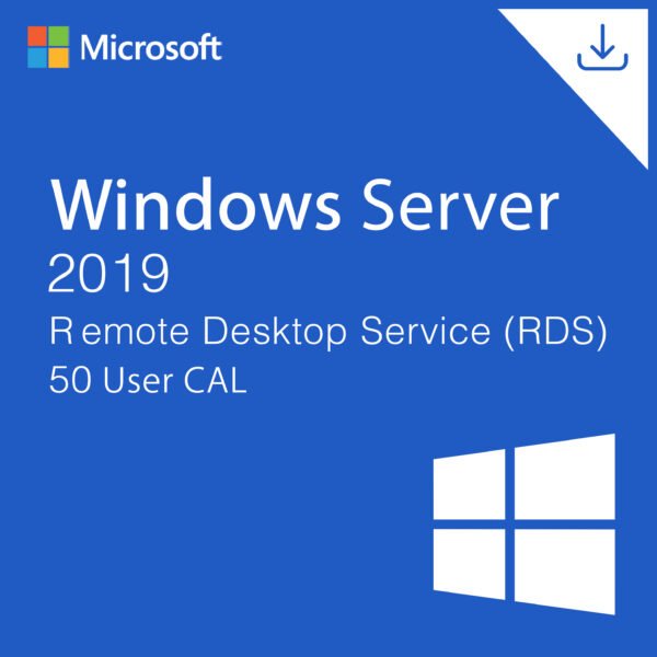 Microsoft Windows Server 2019 - Remote Desktop Services Connections (50 Users) CAL Quincode