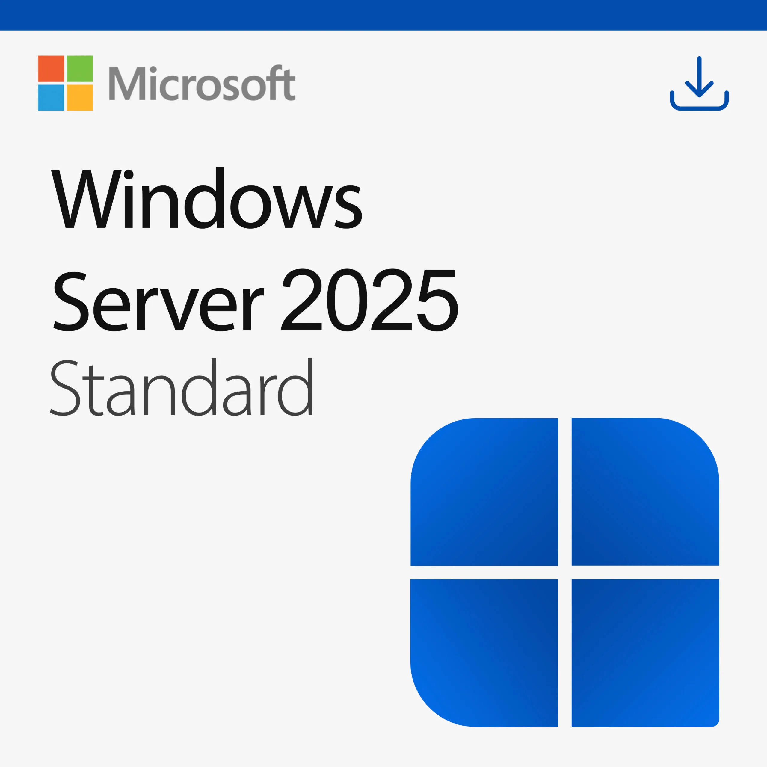 Microsoft Windows Server 2025 Standard for 1 PC - Lifetime
