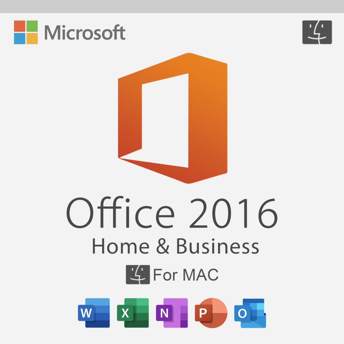 Microsoft Office 2016 Home & Business for 1 MAC - Lifetime License Key Quincode